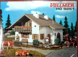 VOLLMER  9251 - MOUNTAIN COTTAGE - HO SCALE MODEL KIT