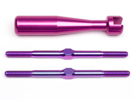 HPI # 93585 - Turnbuckle M4 x 70mm (titanium Purple/2pcs)  - Savage
