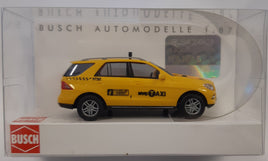 BUSCH # 43314 - NEW YORK CITY TAXI - 1:87 SCALE MODEL VEHICLE