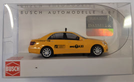 BUSCH # 44211- NEW YORK CITY TAXI - 1:87 SCALE MODEL VEHICLE