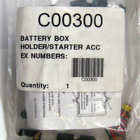 COX # C00300 - BATTERY BOX HOLDER/STARTER ACC