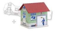 FALLER # 150150 - BASIC PRINTED MODEL SET - Police Station