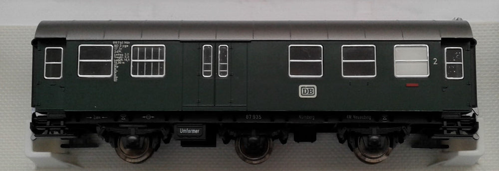 FLEISCHMANN 5090 - COMBINATION PASSENGER/BAGGAGE COACH OF THE DB  - HO SCALE