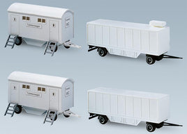 FALLER - 140468 - Set of Fairground Vans  - HO SCALE