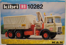 KIBRI # 10282 -  HEAVY LOAD TRUCK WITH CRANE - HO Scale