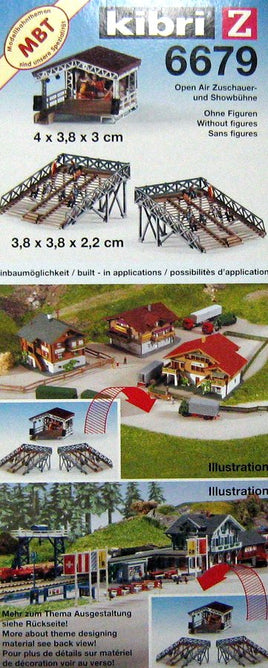 KIBRI # 6679 - OPEN AIR THEATRE - Z Scale