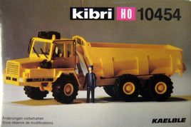 KIBRI # 10454 - HEAVY DUTY DUMP TRUCK - HO Scale