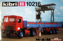 KIBRI # 10216 - TRACTOR WITH TRAILER - HO Scale