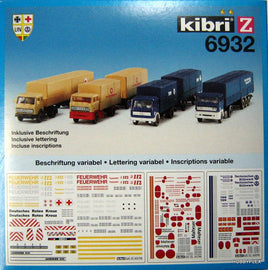 KIBRI #  6932 - Z SCALE VEHICLE SET