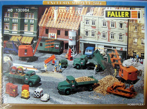 FALLER # 130984 - CONSTRUCTION SITE - EXCLUSIVE 2004