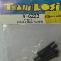 TEAM LOSI # A-6223 - SOCKET HEAD SCREWS - 4-40 X 1"