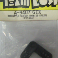TEAM LOSI # A-9407 GTX-THROTTLE SERVO HORN 25 SPLINE-FUTABA