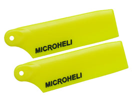 MICROHELI # MH-300X030YL - PLASTIC TAIL BLADE 47mm YELLOW