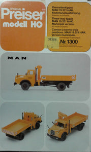 PREISER # 31300 - THREE-WAY TIPPER -  HO SCALE KIT