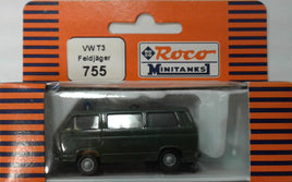 ROCO MINITANKS # 755 - VW T3 MILITARY POLICE 'FELDJAGER' HO SCALE