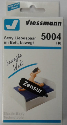VIESSMANN 5004 - SEXY LOVERS IN BED, MOVING WITH ELASTIC BODY - MOTION - HO SCALE
