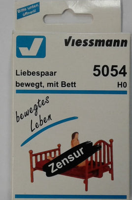 VIESSMANN 5054 - SEXY LOVERS IN BED, MOVING WITH ELASTIC BODY - MOTION - HO SCALE