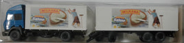 WIKING # 475 - IVECO 190.36 - TRUCK AND TRAILER - 'MILKANA'
