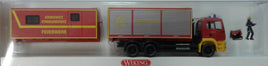 WIKING # 62502 - FIRE VEHICLE SET WITH FIRE FIGHTER FIGURE