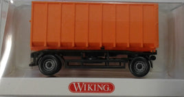WIKING # 66501 - TRAILER FOR SKIP LOADER - 1:87 SCALE VEHICLE