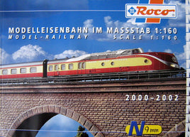 ROCO N SCALE 2000-2002 CATALOG-ENGLISH/GERMAN