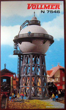 VOLLMER  7546 - WATER TOWER - N SCALE PLASTIC MODEL KIT