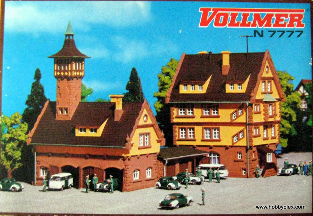 VOLLMER  7777 - POLICE HEADQUARTERS - N SCALE MODEL KIT