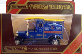 MATCHBOX MODELS OF YESTERYEAR Y-12 - 1912 MODEL 'T' FORD